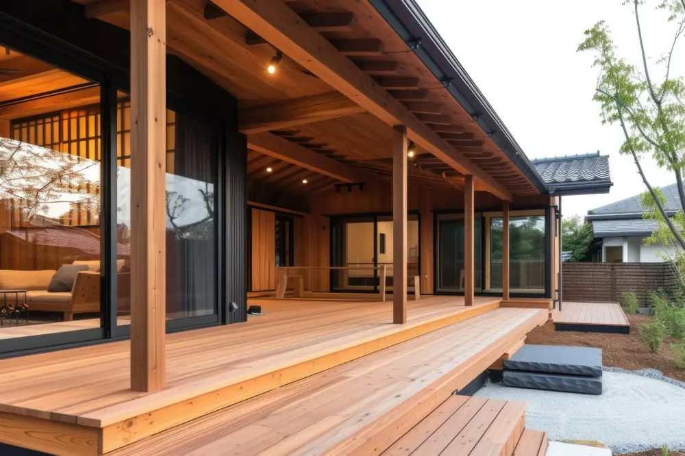 Aménagement extérieur bois à Sisteron
